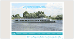 Desktop Screenshot of personenschifffahrt-wilcke.de